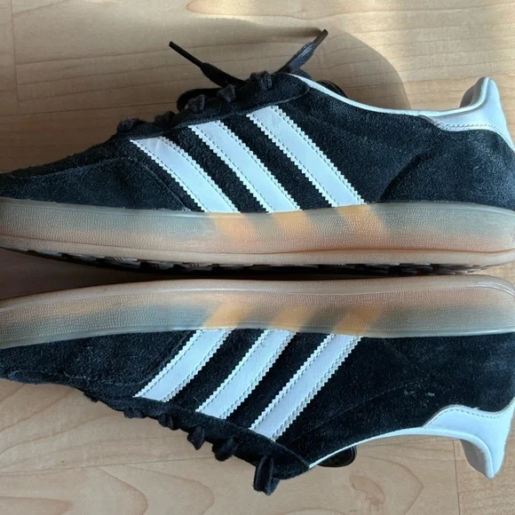 Adidas Black and White Gazelle Sneakers - Picture 7 of 7